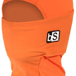 BlackStrap Kids Hood Solid Balaclava 2024 - A black balaclava with a hood for kids, featuring a solid design.