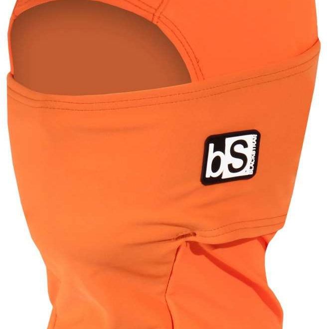 BlackStrap Kids Hood Solid Balaclava 2024 - A black balaclava with a hood for kids, featuring a solid design.