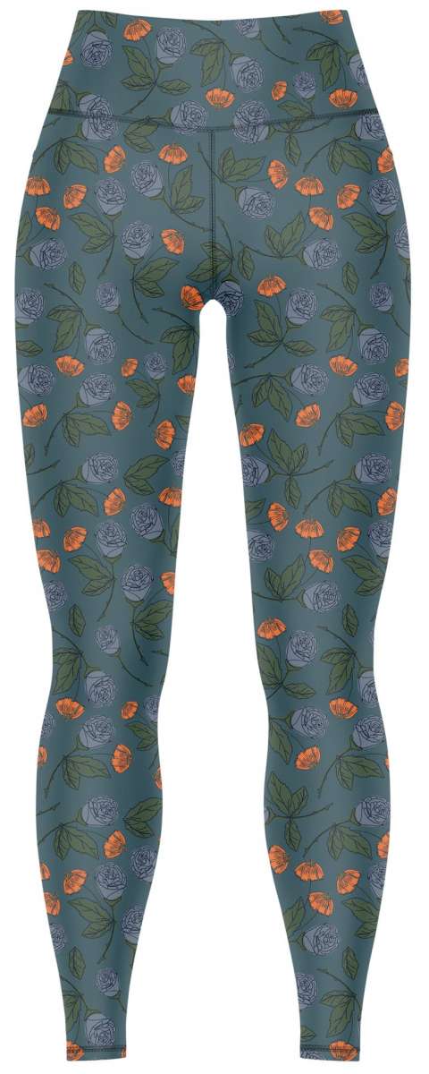 BlackStrap Women's Cloudchaser Bottom Baselayer - A black baselayer with a subtle white logo on the left thigh.