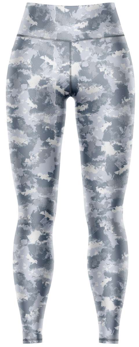 BlackStrap Women's Cloudchaser Bottom Baselayer 2024 - A black and white snowflake patterned baselayer bottom with a high waistband.