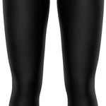 BlackStrap Women's Cloudchaser Bottom Baselayer - A black baselayer with a subtle logo on the left thigh and a small tag near the bottom hem.