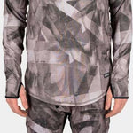 BlackStrap Summit Bottom Baselayer - A black, grey, and white geometric patterned baselayer with a crew neck and long sleeves.