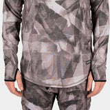 BlackStrap Summit Bottom Baselayer - A black, grey, and white geometric patterned baselayer with a crew neck and long sleeves.