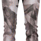 BlackStrap Summit Bottom Baselayer 2024 - A black baselayer with a geometric pattern of white shapes and lines.