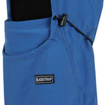BlackStrap Team Hood Solid Balaclava 2024 - A solid black balaclava with a hood and adjustable drawstring at the neck.