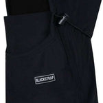 BlackStrap Team Hood Solid Balaclava 2024 - A black balaclava with a hood and solid color design.