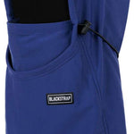BlackStrap Team Hood Solid Balaclava 2024 - A solid black balaclava with a hood and adjustable drawstring at the neck.