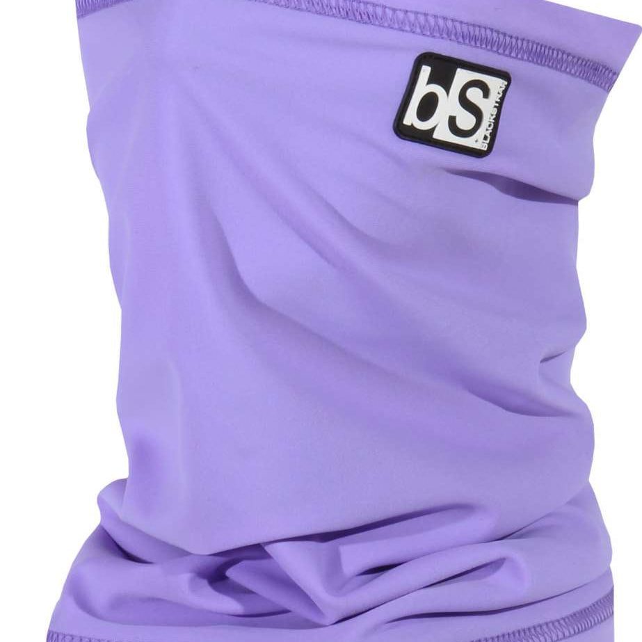 BlackStrap The Tube Solid Dual Layer 2024 - A solid black neck gaiter with a dual-layer design.