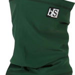 BlackStrap The Tube Solid Dual Layer 2024 - A solid black neck gaiter with a dual-layer design and a rectangular logo patch on the upper right side.