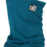 BlackStrap The Tube Solid Dual Layer 2024 - A solid black neck gaiter with a dual-layer design.