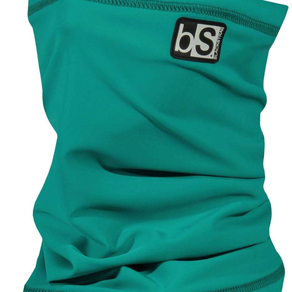 BlackStrap The Tube Solid Dual Layer 2024 - A solid black neck gaiter with a dual-layer design.