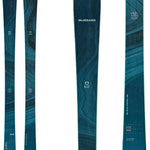 Blizzard Women's Black Pearl 82 Ski 2024 - A dark blue ski with a black marbled pattern and white lettering.