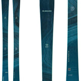 Blizzard Women's Black Pearl 82 Ski 2024 - A dark blue ski with a black marbled pattern and white lettering.