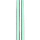 Blizzard Women's Black Pearl 82 Ski 2024 - A black ski with a white stripe down the middle and a silver tip.