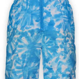 Boulder Gear Girls Hailey Insulated Bib 2022-2023 - A blue and white snowsuit with a tie-dye pattern, featuring a zipper down the front.