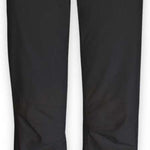 Boulder Gear Women's Journey Insulated Pant 2023 - Black insulated ski pants with a black waistband and two black buttons on the front.