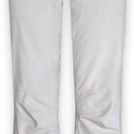 Boulder Gear Ladies Journey Insulated Pant 2024 - White snow pants with black logo on left leg and two zippered pockets on right side.