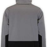 Boulder Gear Volt Tech Insulated Jacket 2022-2023 - A gray jacket with a black stripe across the bottom and a hood.