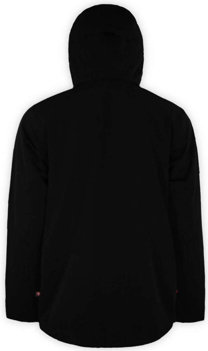 Boulder Gear Volt Tech Insulated Jacket 2022-2023 - A black jacket with a hood, featuring a zippered front and two side pockets.