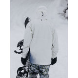 Burton AK GORE-TEX Cyclic Pant 2023 - A black and white snowboard pant with a subtle pattern of thin, dark lines on a light background.