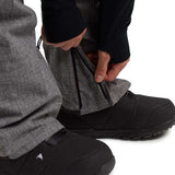 Burton Ballast Gore 2L Pant 2024 - Black pants with a subtle white pattern on the left leg.