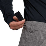 Burton Ballast Gore 2L Pant 2024 - Black pants with a subtle white pattern on the left thigh.