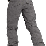 Burton Ballast Gore 2L Pant 2024 - Black snow pants with a subtle white pattern and black drawstring at waist.