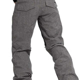 Burton Ballast Gore 2L Pant 2024 - Black snow pants with a subtle white pattern and black drawstring at waist.