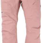 Burton Ballast Gore 2L Pant 2024 - A pair of light pink snow pants with a subtle pattern and two black buttons on the waistband.