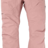 Burton Ballast Gore 2L Pant 2024 - A pair of light pink snow pants with a subtle pattern and two black buttons on the waistband.