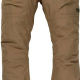 Burton Ballast Gore 2L Pant 2024 - A pair of khaki-colored snow pants with a black logo on the left leg.