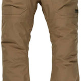 Burton Ballast Gore 2L Pant 2024 - A pair of tan snow pants with a black logo on the left leg.