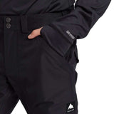 Burton Ballast Gore 2L Pant 2024 - Black pants with a white logo on the left leg.