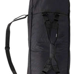 Burton Commuter Space Sack 2024 - Black duffel bag with zippered top and adjustable shoulder strap.