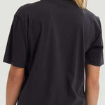 Burton Durable Goods Short Sleeve T-Shirt 2023 - A black short-sleeved t-shirt with a crew neck and no visible graphics or logos.
