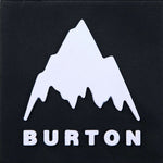 Burton Foam Mat Snowboard Stomp Pad 2023 - A white foam mat with a textured surface and a rectangular shape, featuring the word "BURTON" in black letters at one end.
