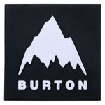 Burton Foam Mat Stomp Pad 2024 - A black foam mat with a white logo and text that reads "BURTON" in bold letters.
