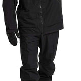 Burton Frostner 2L Jacket 2024 - Black jacket with a hood and zippered pockets.