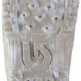 Burton Kid's Mini Grom Snowboard Boot 2024 - White snowboard boot with a red logo on top and black laces.