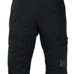 Burton Women's AK Gore-Tex Kimmy Bib Pant 2023 - Black bib pants with white logo on left leg and adjustable straps.