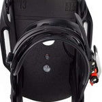 Burton Women's Lexa EST Snowboard Binding 2024 - Black snowboard binding with a sleek, modern design and silver buckles.