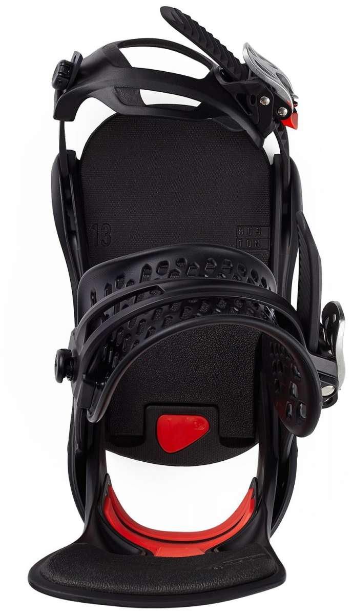 Burton Women's Lexa X Snowboard Binding - 2024 model binding with a sleek black base and silver buckles.