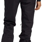 Burton Women's Marcy High Rise Stretch Pants 2024 - Black snow pants with a white logo on the back waistband.