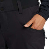 Burton Women's Marcy High Rise Stretch Pants 2024 - Black pants with a high rise waistband and stretch material.