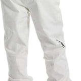 Burton Women's Marcy High Rise Stretch Pants 2024 - White snow pants with a high rise waist and stretch material.