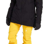 Burton Women's Pillowline GORE-TEX Insulated Jacket - Black jacket with black zipper and white logo on left sleeve.
