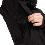 Burton Women's Pillowline GORE-TEX Insulated Jacket 2024 - Black jacket with a zippered chest pocket and adjustable cuffs.