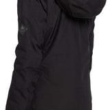 Burton Women's Pillowline GORE-TEX Insulated Jacket 2024 - A black insulated jacket with a high collar and zippered pockets on both sides.
