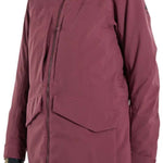 Burton Women's Prowess 2.0 2L Jacket 2024 - A dusty rose-colored jacket with a hood and two zippered pockets on the front.