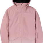 Burton Women's Prowess 2.0 2L Jacket 2024 - A dusty rose-colored jacket with a hood and two zippered pockets on the front.